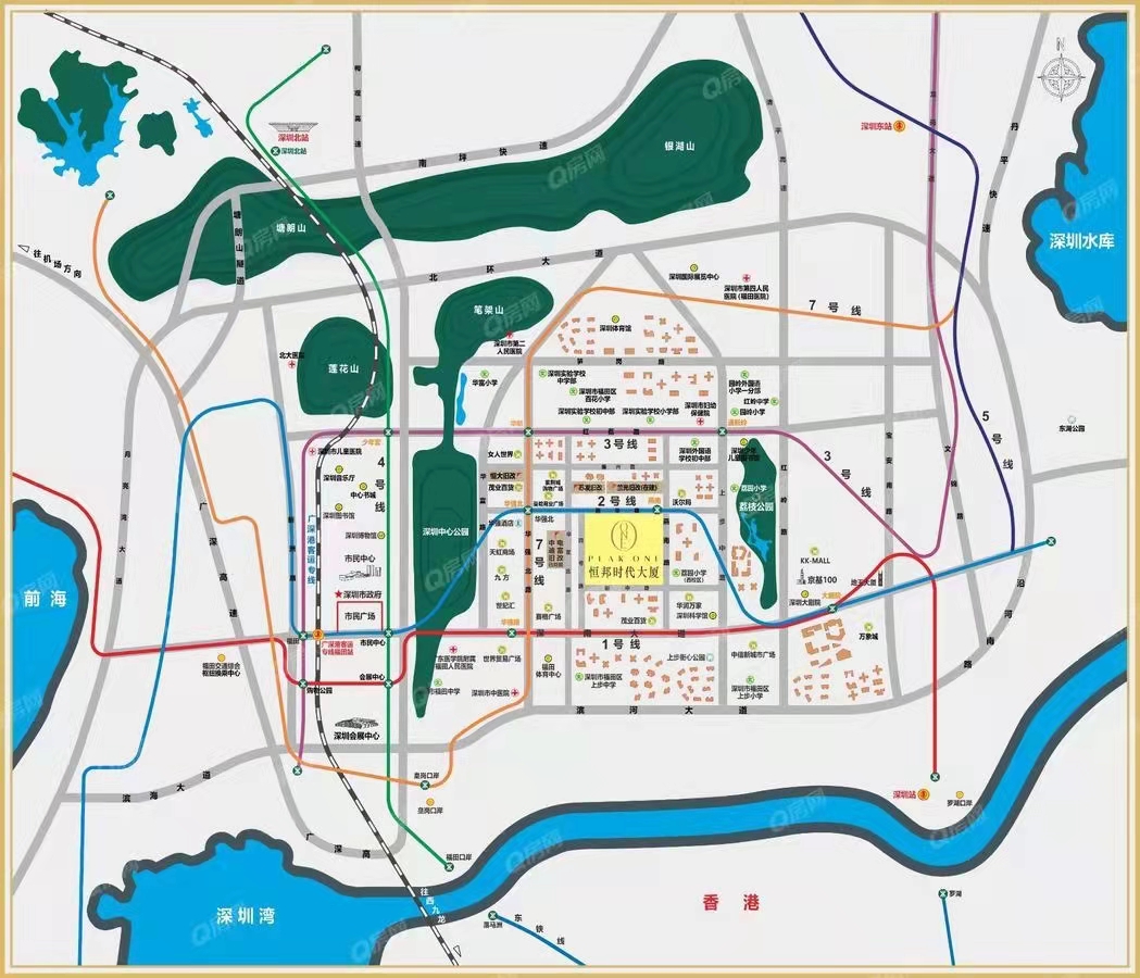 恒邦壹峯，恒邦时代大厦-均价82000元/平